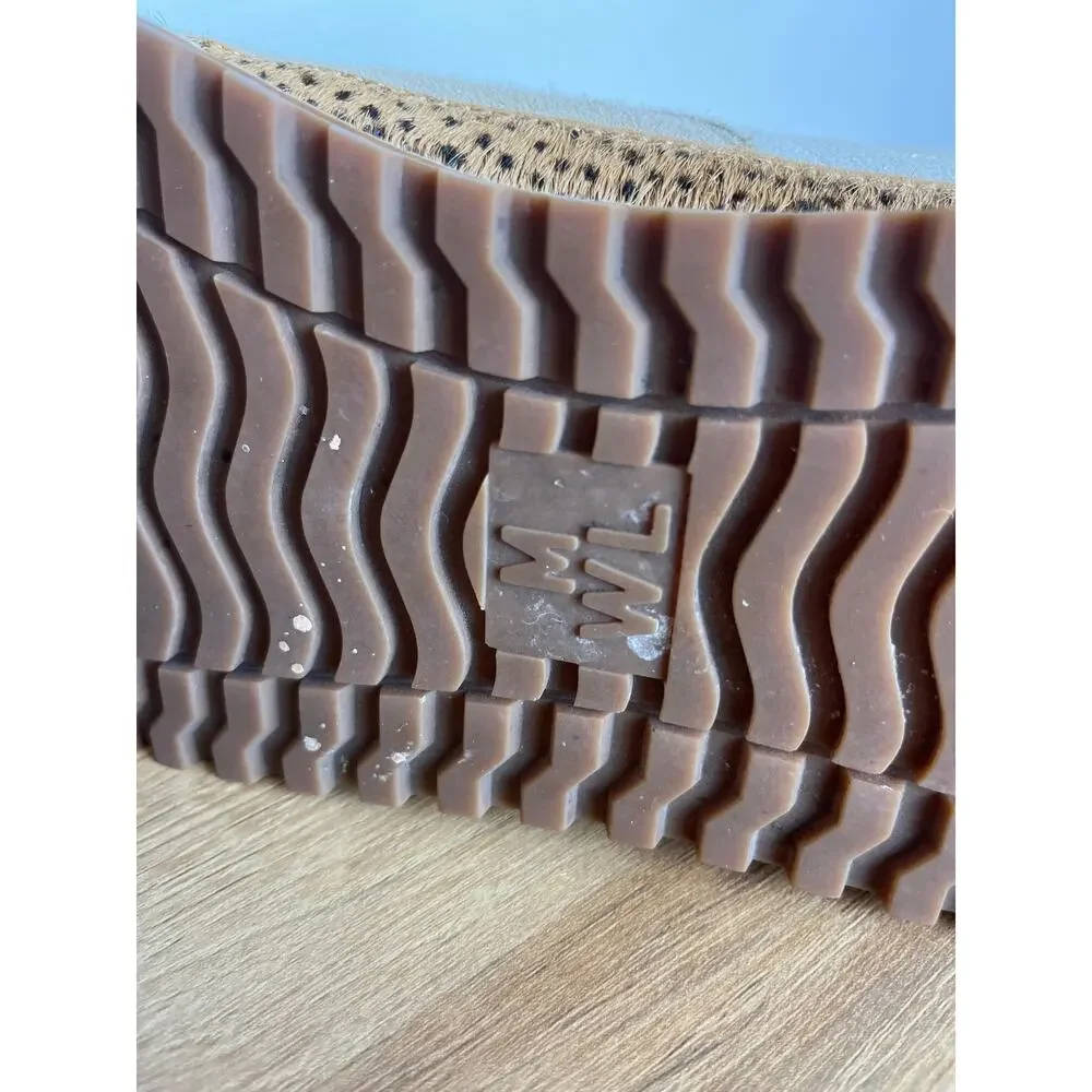 Madewell Kickoff Trainer Sneakers in Leather and Spot Dot Calf Hair Size 9.5 - Picture 11 of 11